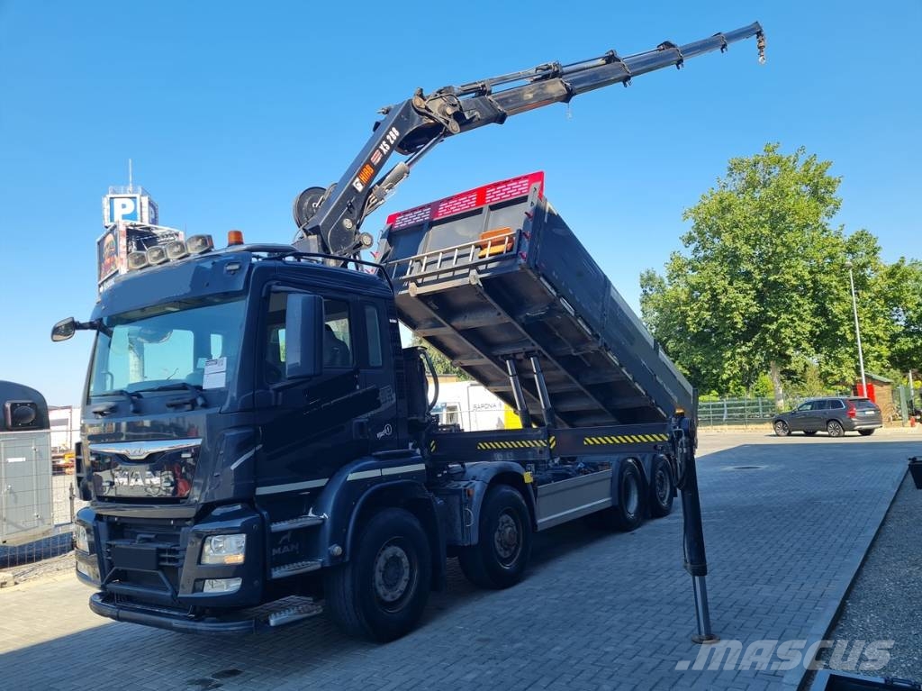 MAN tgs 33.480 kran Hiab شاحنات الرافعات