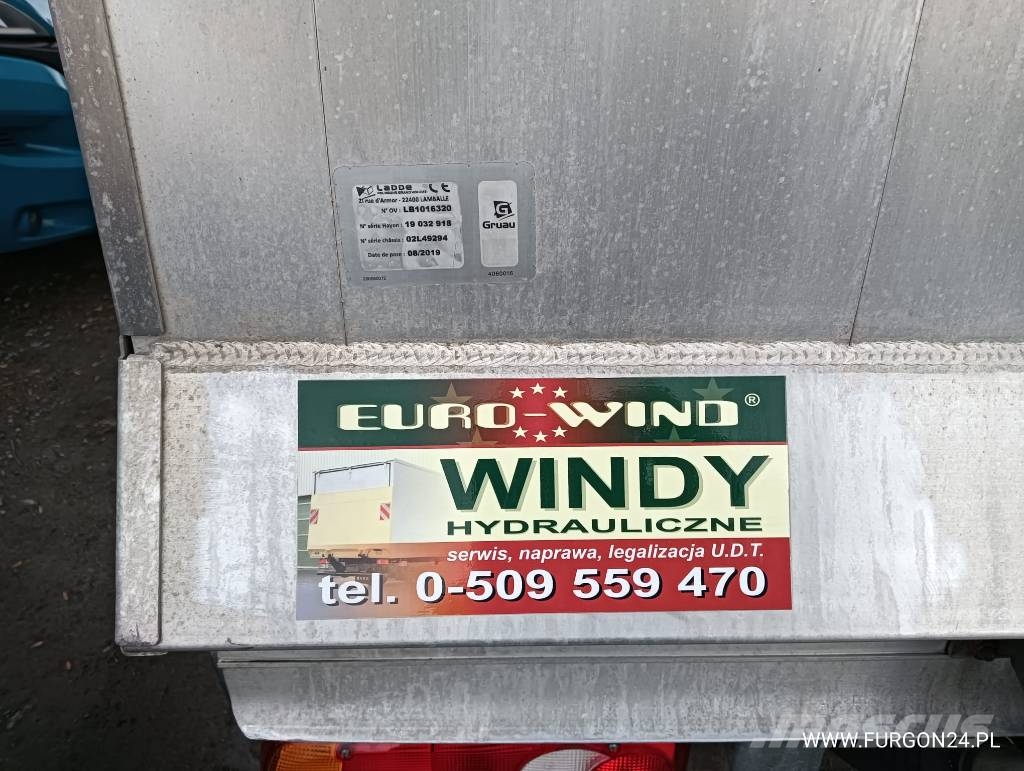 Fiat DUCATO KONTENER WINDA NR 886 Lette lastebiler