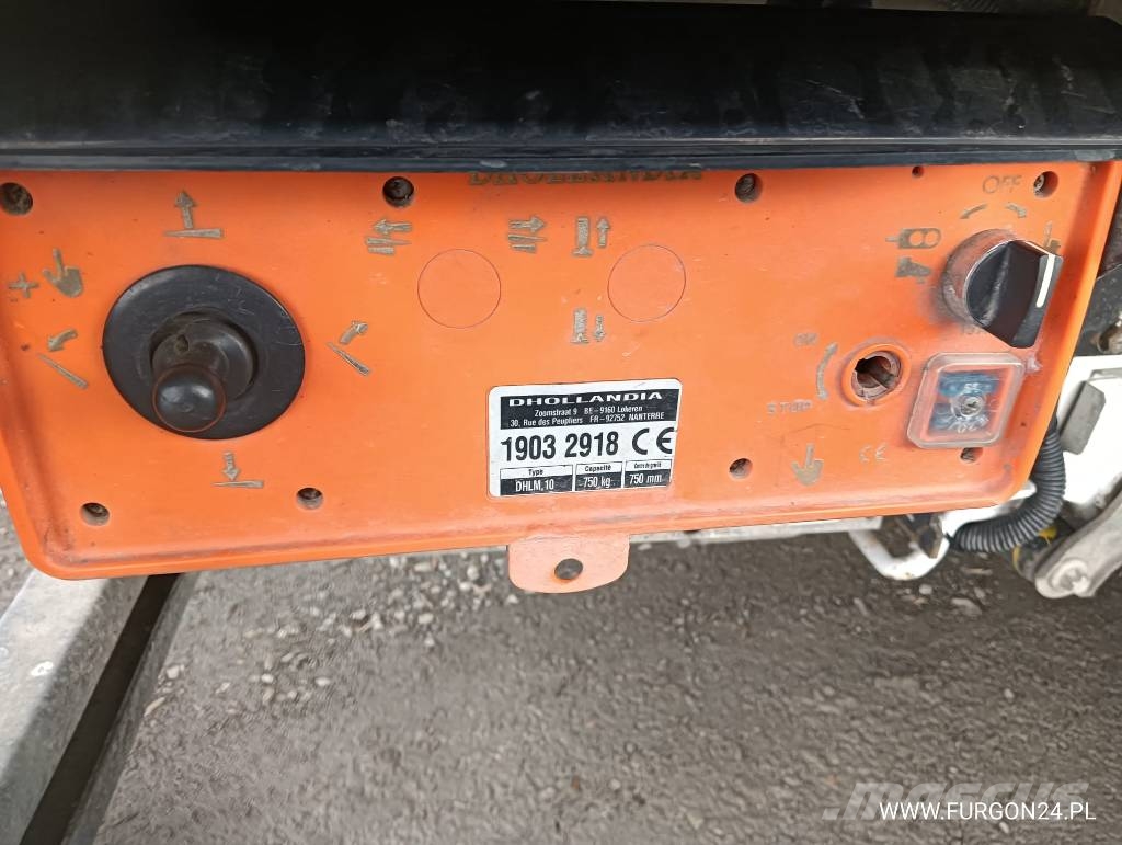 Fiat DUCATO KONTENER WINDA NR 886 Lette lastebiler