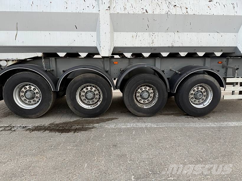 MTDK 4 axle Hardox Tipper / Hardox kipper Tipper semi-trailers