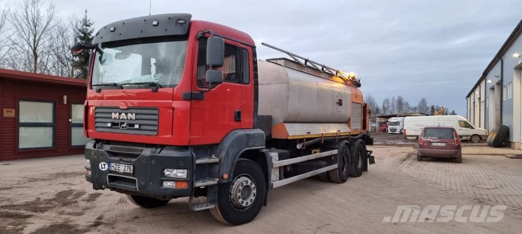 MAN TGA 26.320 6X4 WITH "ŠTRASMAYR TS8000C" Bitumen sprayers