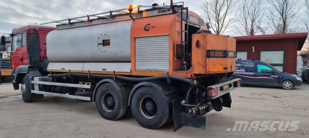 MAN TGA 26.320 6X4 WITH "ŠTRASMAYR TS8000C" Bitumen sprayers