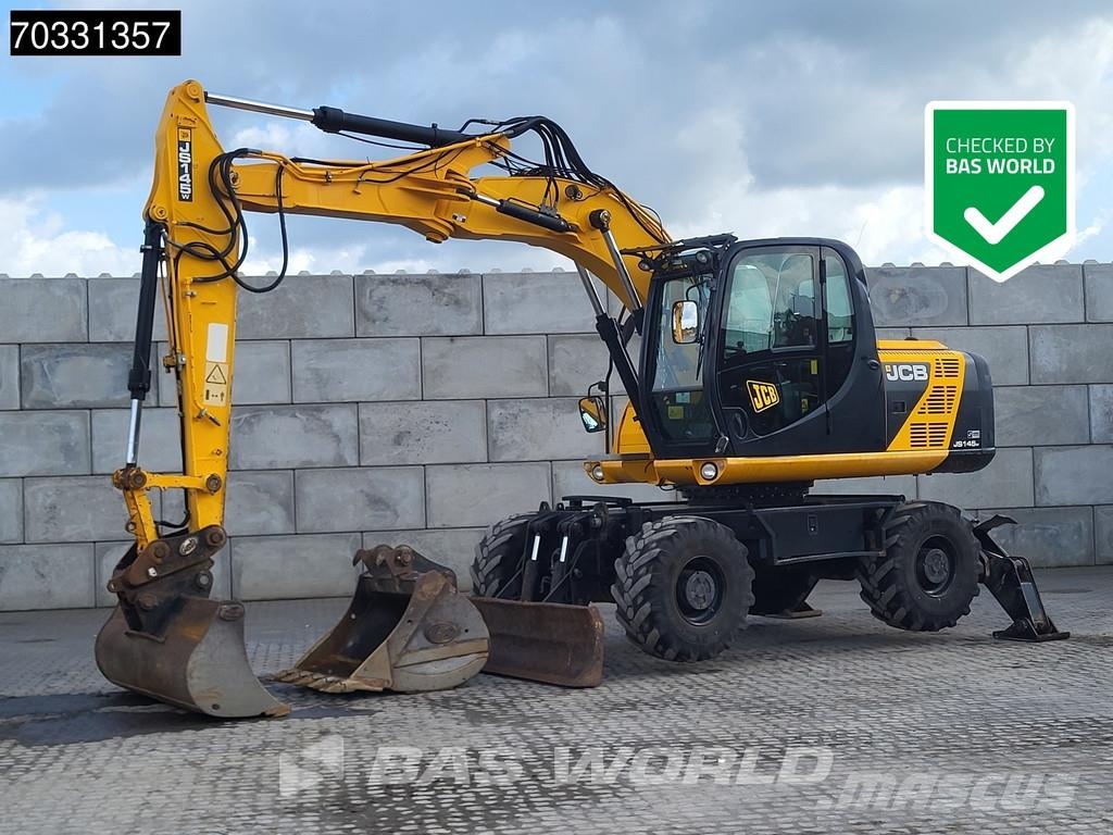 JCB JS145 W Excavadoras de ruedas