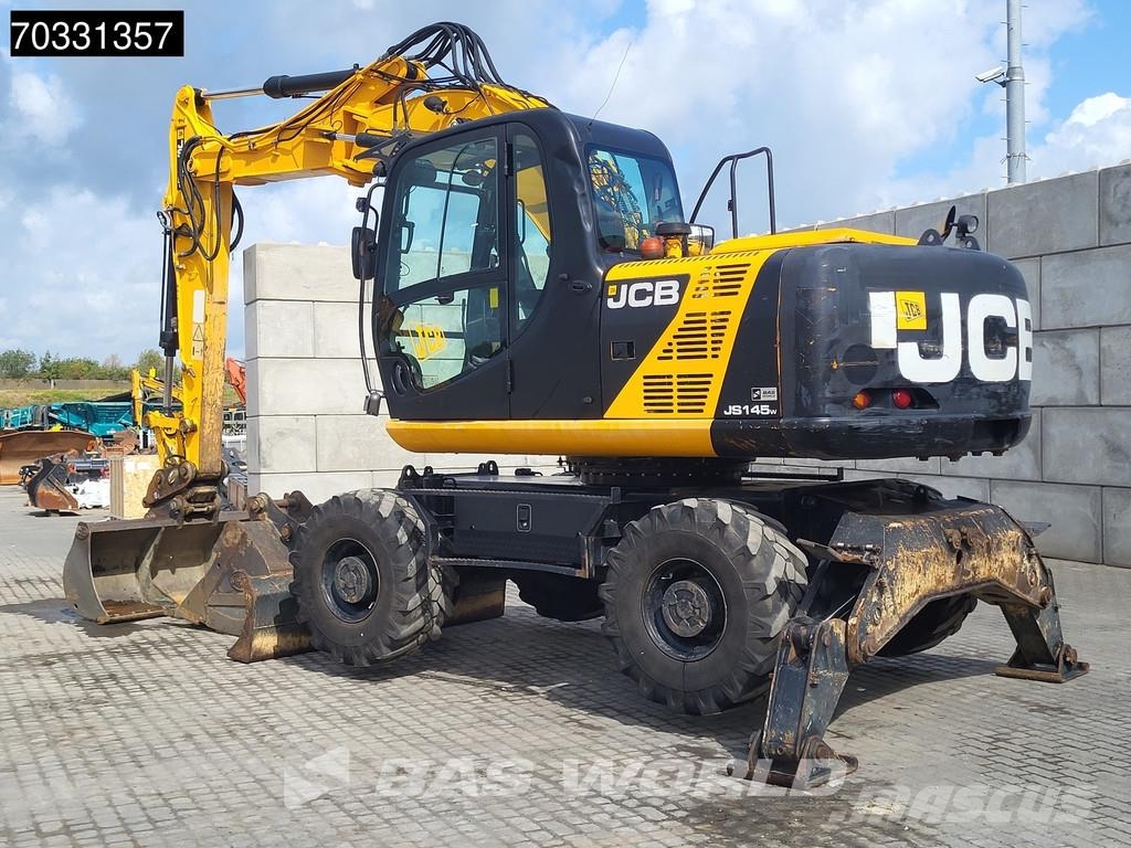JCB JS145 W Excavadoras de ruedas