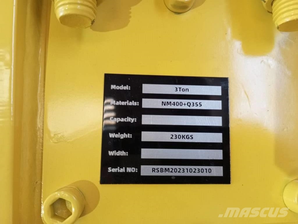 Pinza Escollera MTKS 3 Toneladas 230 Kg Giratoria Greifer