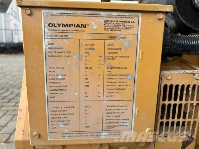 Olympian GEL 15/W2 디젤 발전기