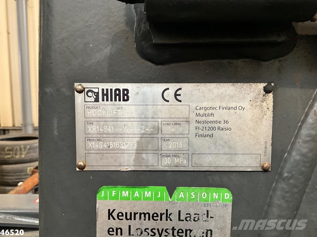 Volvo FE 250 Euro 6 Hiab 14 Tonmeter laadkraan Just 170. Camiones polibrazo