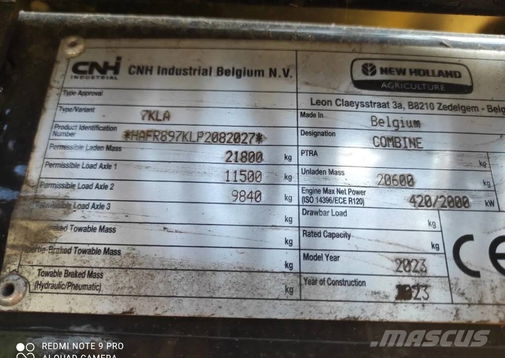 New Holland CR 8.90 Mietitrebbiatrici