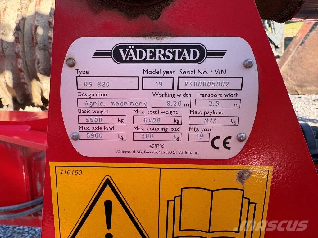 Väderstad Rexius8.2 Rolos