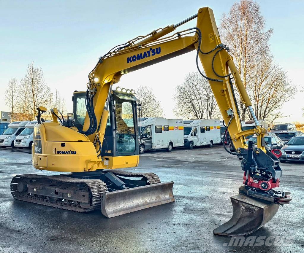 Komatsu PC78US-10 Lánctalpas kotrók