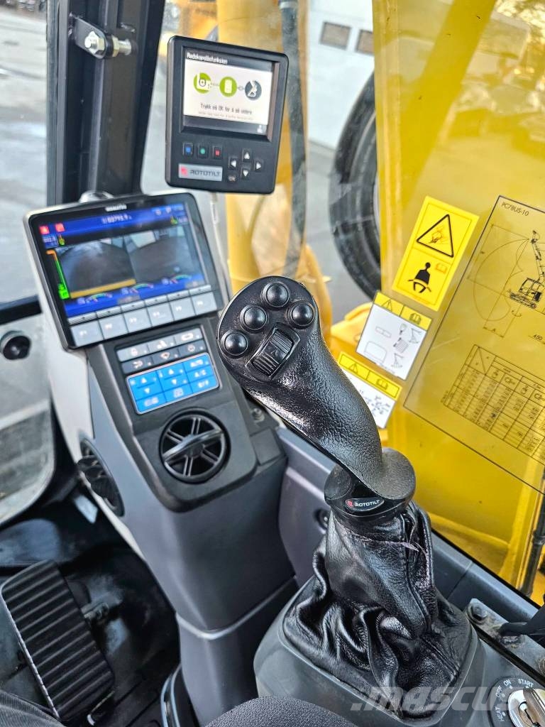 Komatsu PC78US-10 Lánctalpas kotrók
