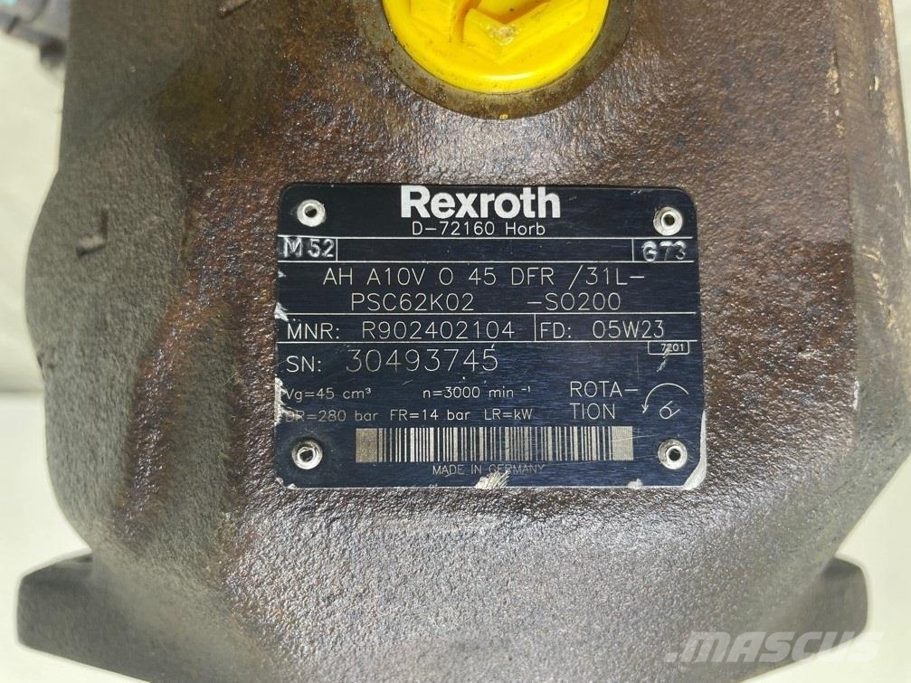 Rexroth A10VO45DFR/31L-R902402104-Load sensing pump Hydraulique