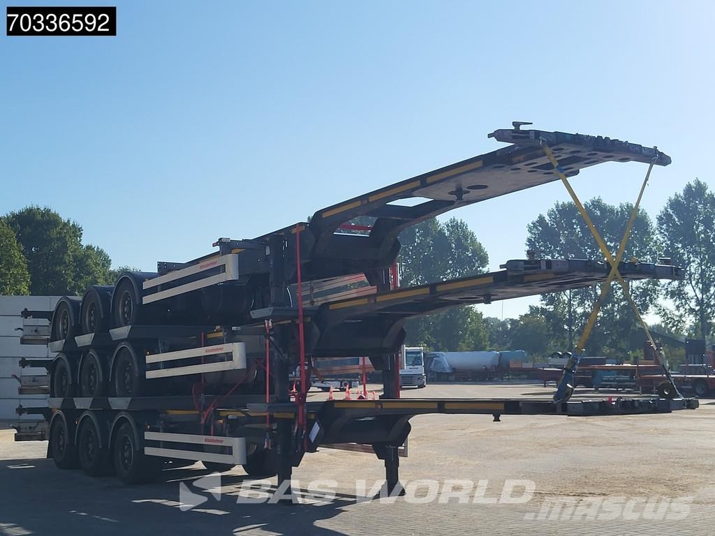Kässbohrer CS 3 axles 40ft Lift Axle Stack Semi remorque porte container