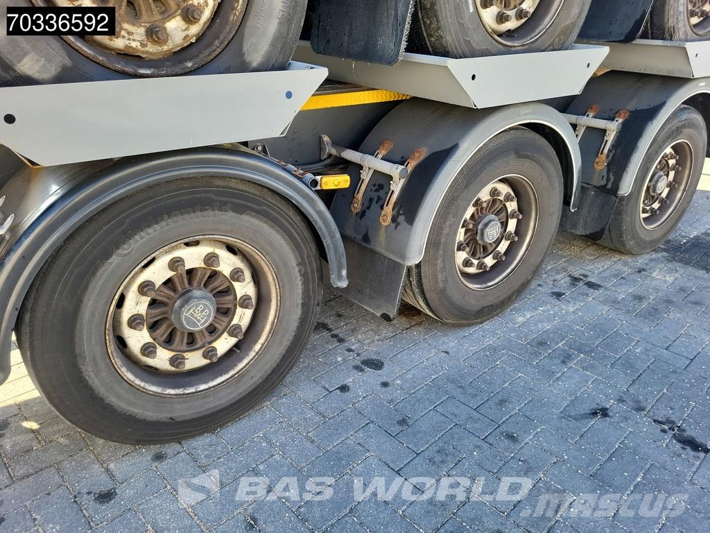 Kässbohrer CS 3 axles 40ft Lift Axle Stack Semi remorque porte container