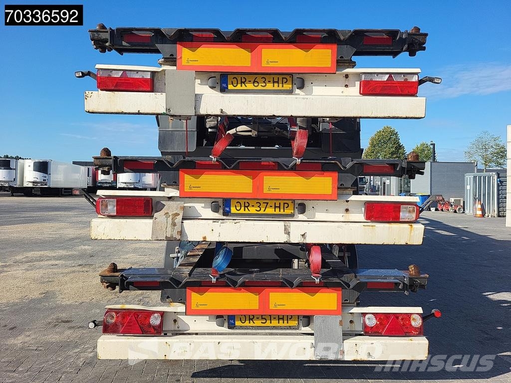 Kässbohrer CS 3 axles 40ft Lift Axle Stack Semi remorque porte container