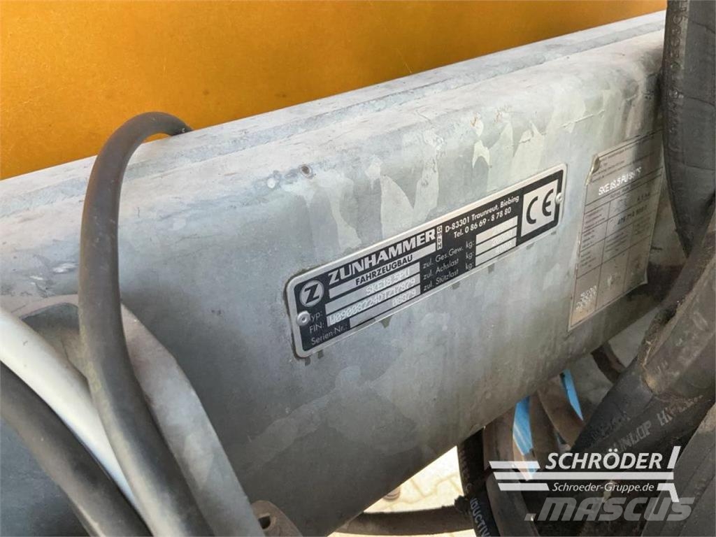 Zunhammer SKE 18,5 PU TANDEM ECO | BOMECH MULTI 18 Cysterny do szlamu