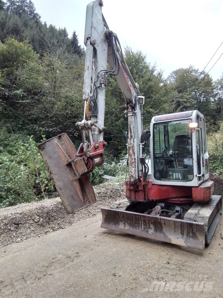 Takeuchi TB53FR/POWERTILT/SCHNELLWECHSLER/5TONNEN Mini ekskavatörler, 7 tona dek