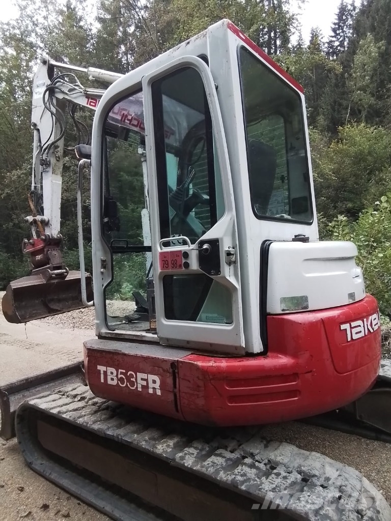 Takeuchi TB53FR/POWERTILT/SCHNELLWECHSLER/5TONNEN Mini ekskavatörler, 7 tona dek