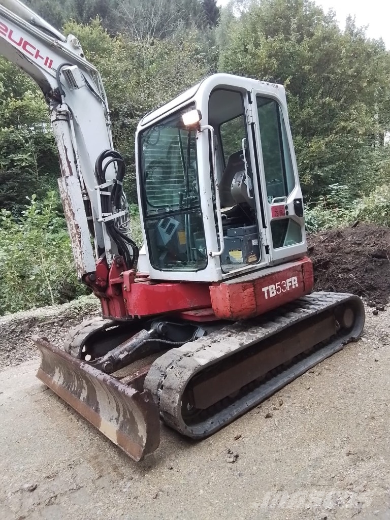 Takeuchi TB53FR/POWERTILT/SCHNELLWECHSLER/5TONNEN Mini ekskavatörler, 7 tona dek