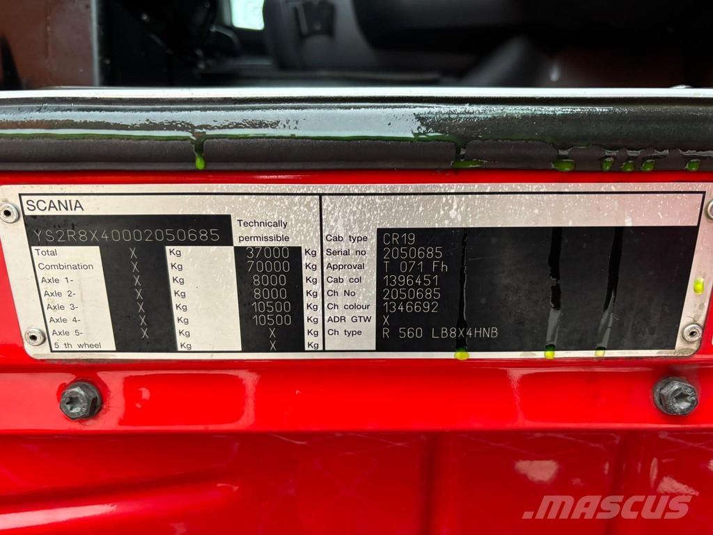 Scania R 560 8x4 BRO STARKE / 3 x WINCH Šleperi za vozila