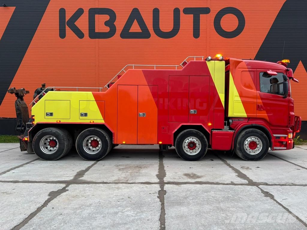 Scania R 560 8x4 BRO STARKE / 3 x WINCH Sleepwagens