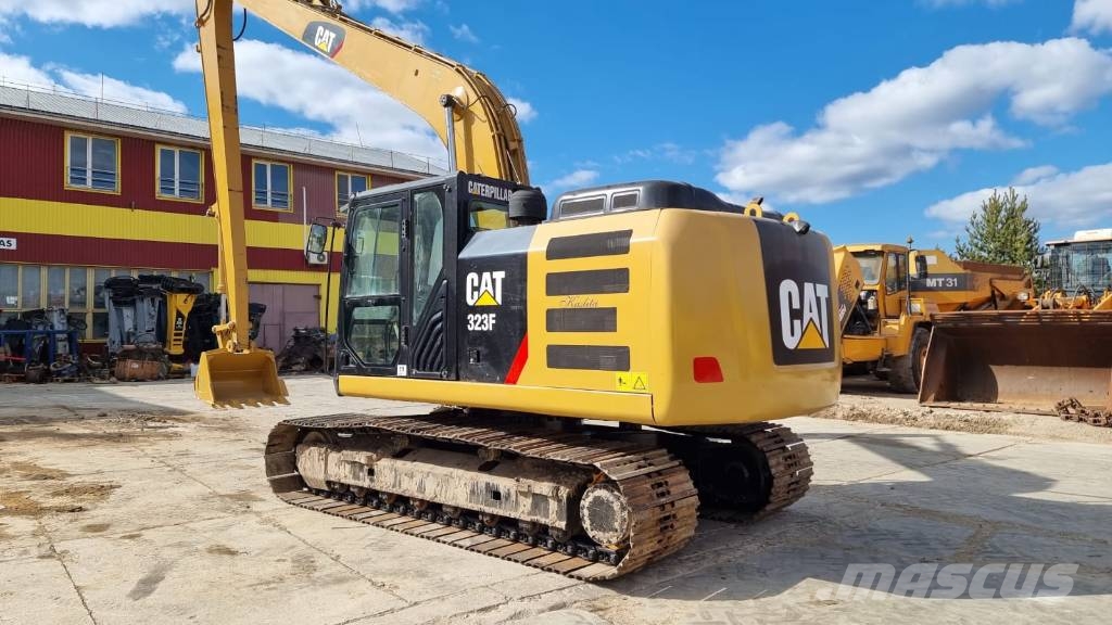 CAT 323 F Long Boom Vikšriniai ekskavatoriai