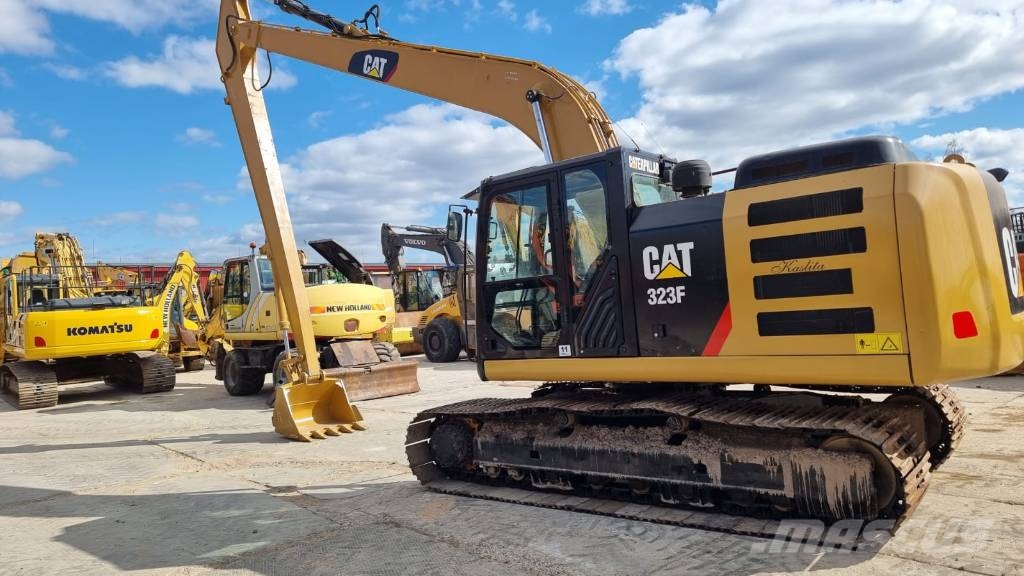 CAT 323 F Long Boom Vikšriniai ekskavatoriai