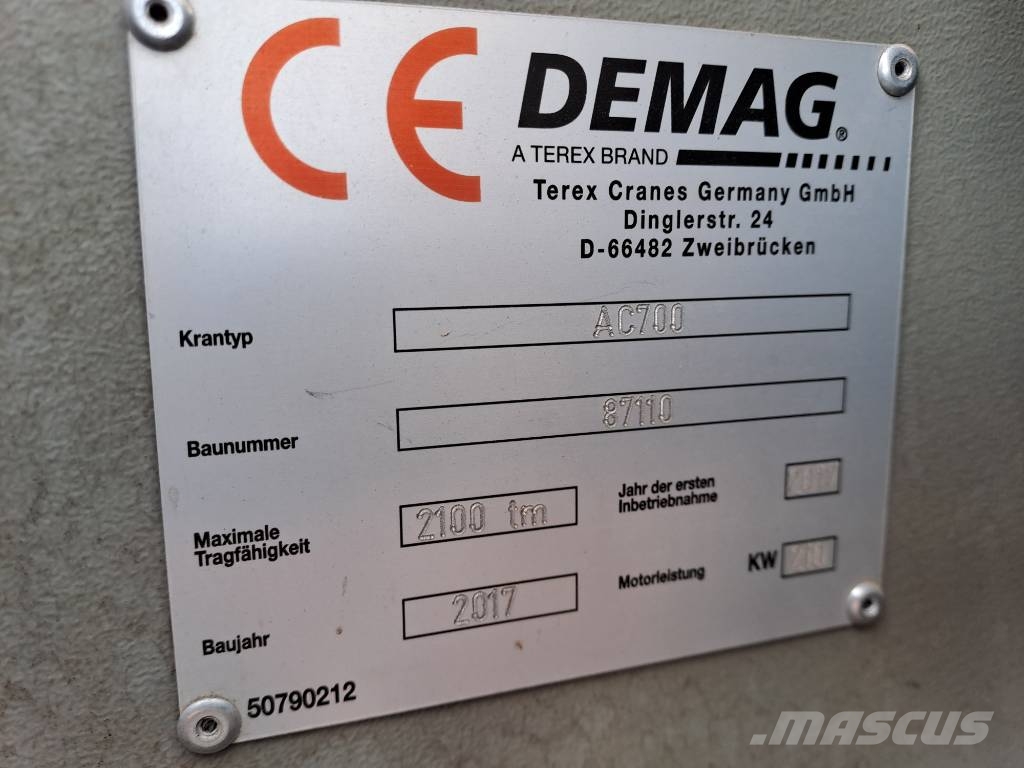 Terex Demag AC700 Grúas todo terreno