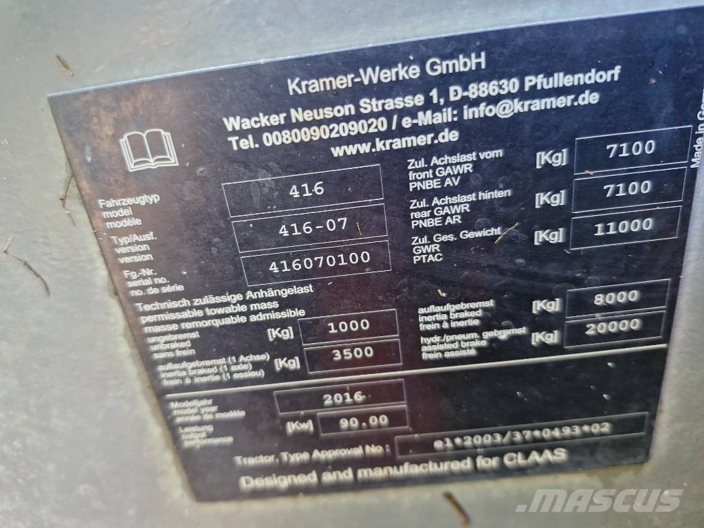 CLAAS Scorpion 7050 Varipower Plus Телескопічні навантажувачі