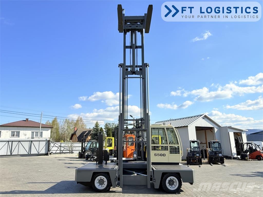 Hubtex S50D | TRIPLEX 6300 | DIESEL | FREE-LIFT | PLATFOR Vysokozdvižný vozík s bočním ložením
