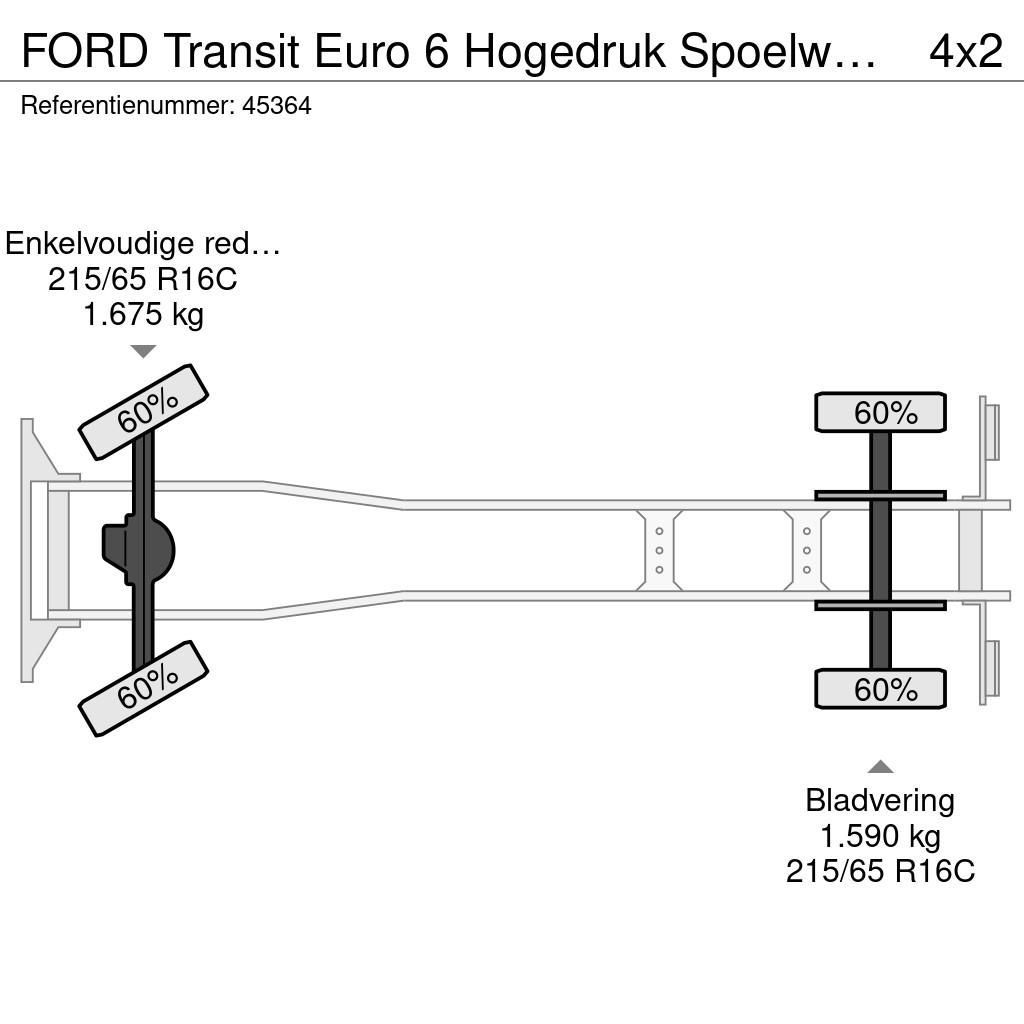 Ford Transit Euro 6 Hogedruk Spoelwagen Kolkenzuigers