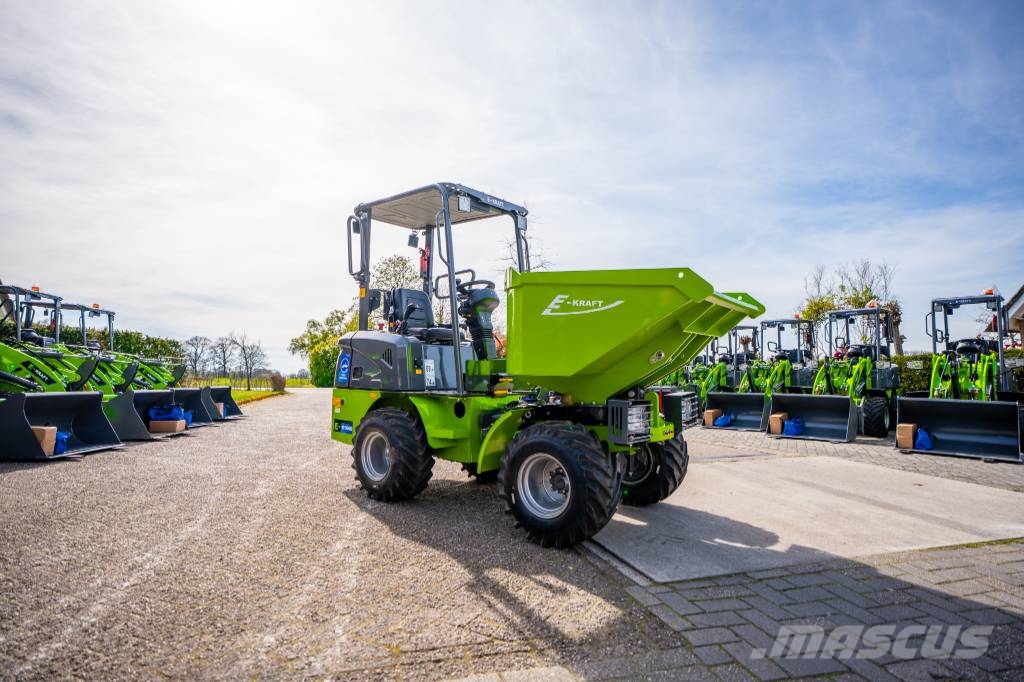 E-Kraft D1600 Elektrische dumper kruiwagen Mini Dumpers