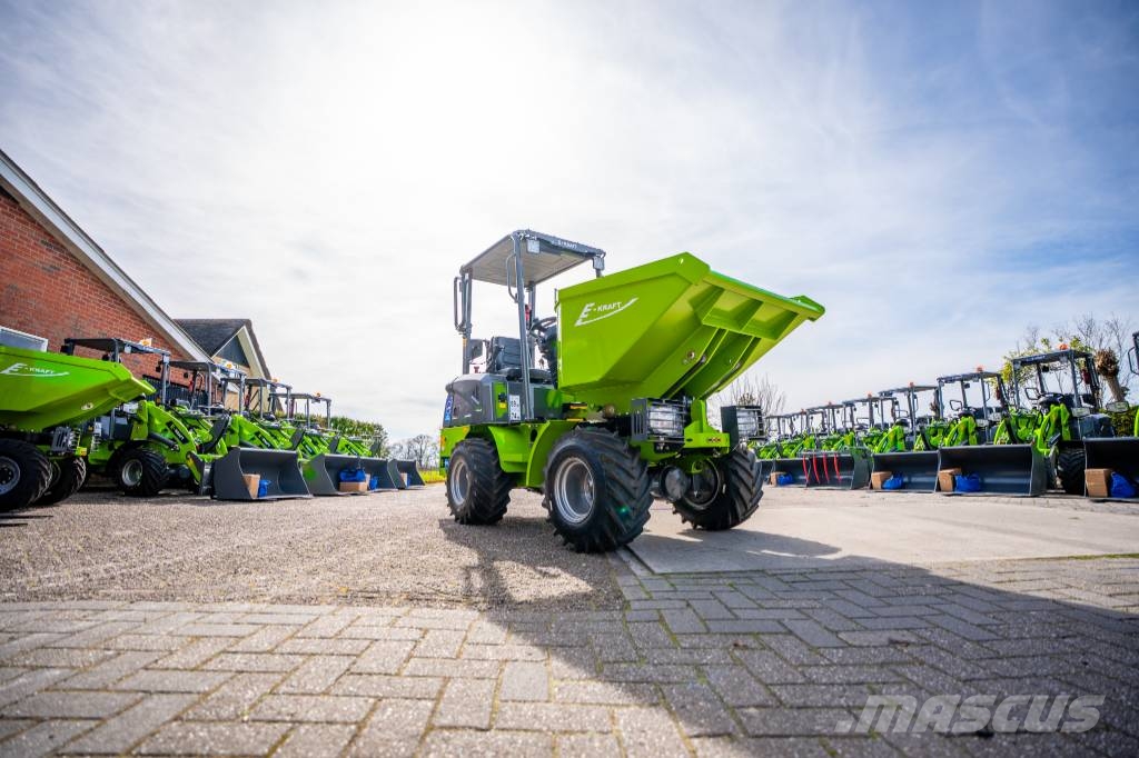 E-Kraft D1600 Elektrische dumper kruiwagen Mini Dumpers
