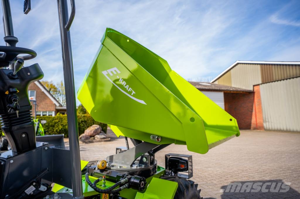 E-Kraft D1600 Elektrische dumper kruiwagen Mini Dumpers