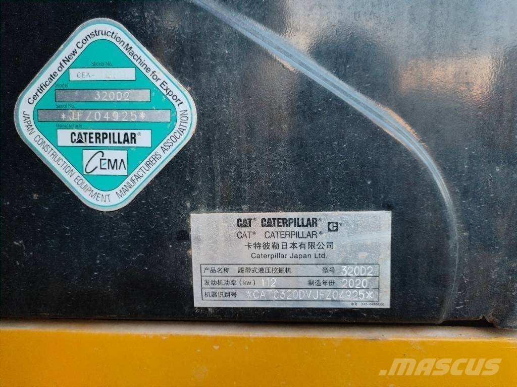 CAT 320D2 Bagri goseničarji