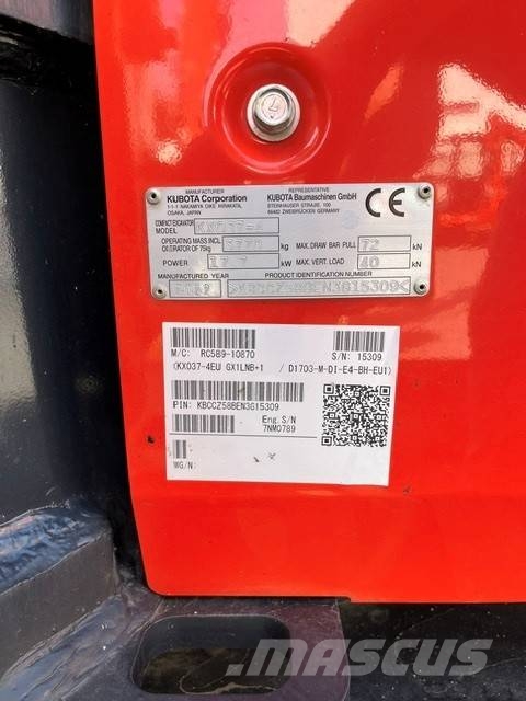 Kubota KX 037-4 Mini excavadoras < 7t
