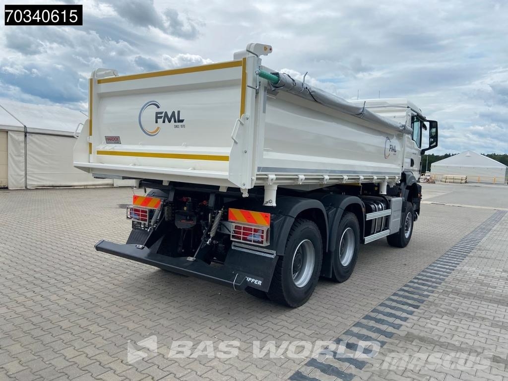 MAN TGS 33.480 6X6 NEW! 6X6 Full Steel 3-Side Tipper E Camion ribaltabili