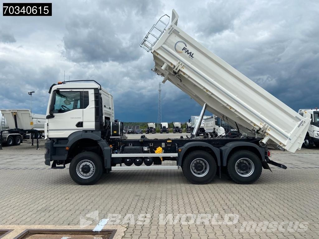 MAN TGS 33.480 6X6 NEW! 6X6 Full Steel 3-Side Tipper E Camion ribaltabili