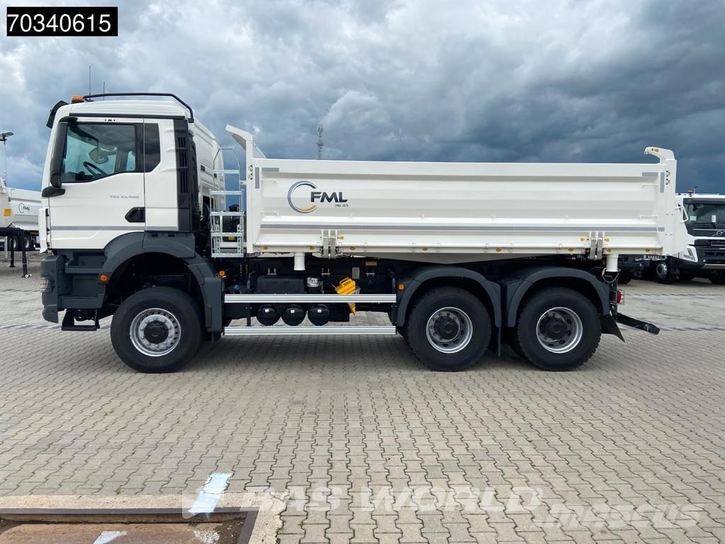 MAN TGS 33.480 6X6 NEW! 6X6 Full Steel 3-Side Tipper E Camion ribaltabili