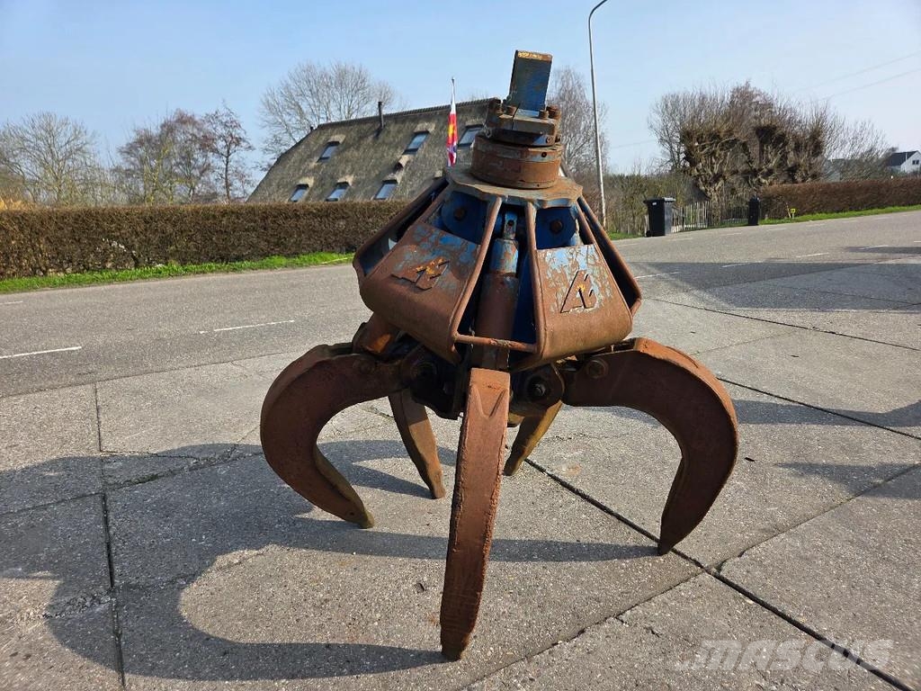 Arden Equipment poliepgrijper met Rotorex Grabulje