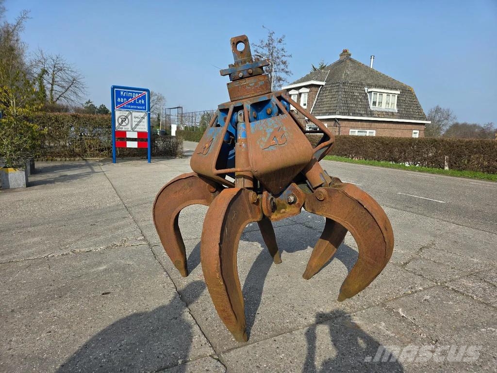 Arden Equipment poliepgrijper met Rotorex Grabulje