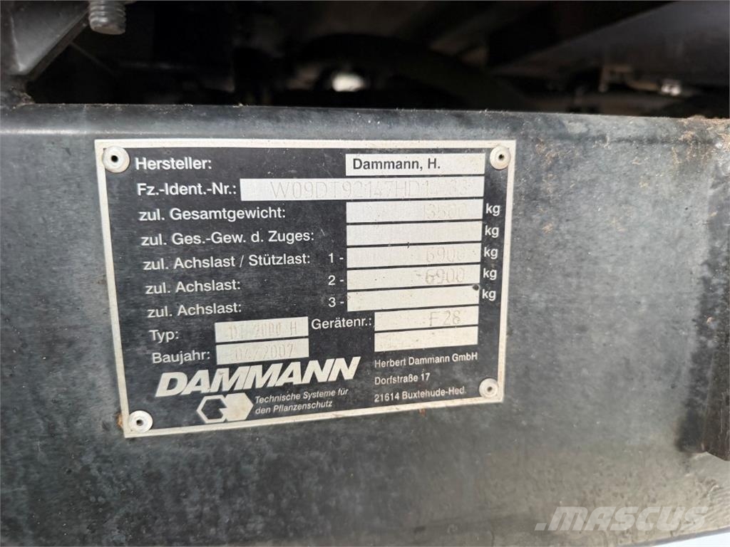 Dammann DT 2000 H ماكينات زراعية - غير ذلك