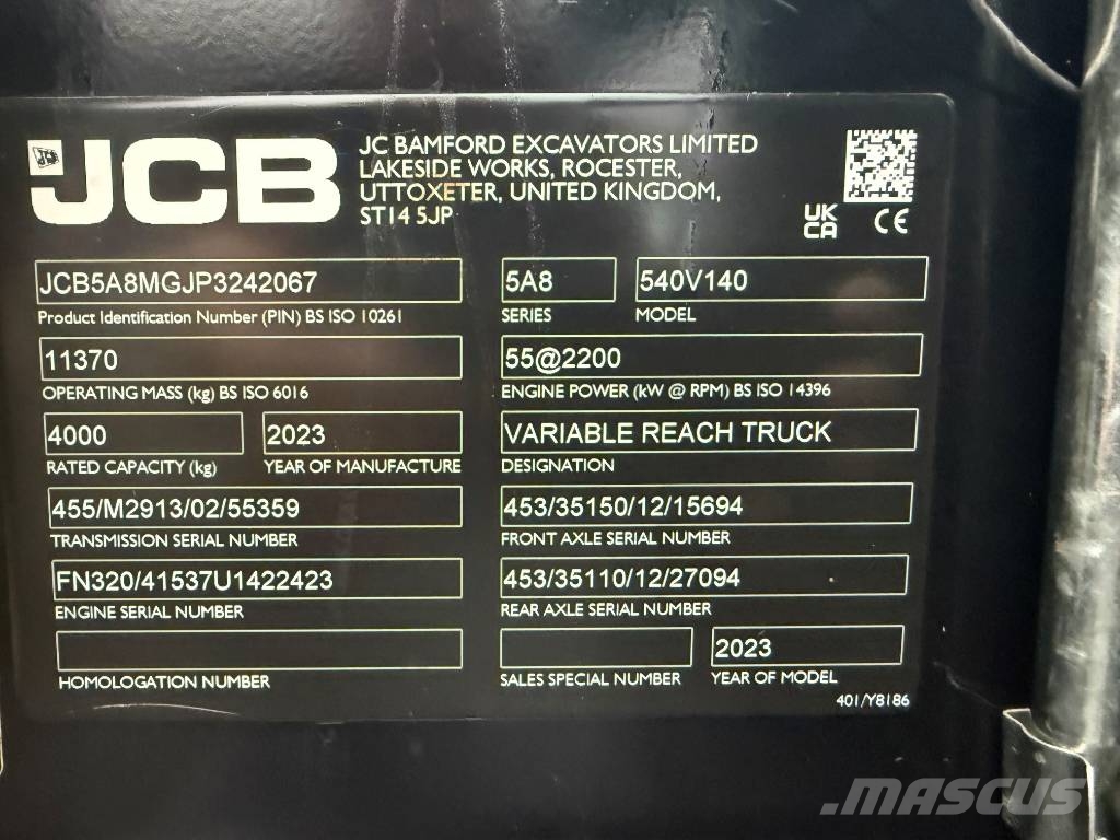 JCB 540-140 Teleskoplader