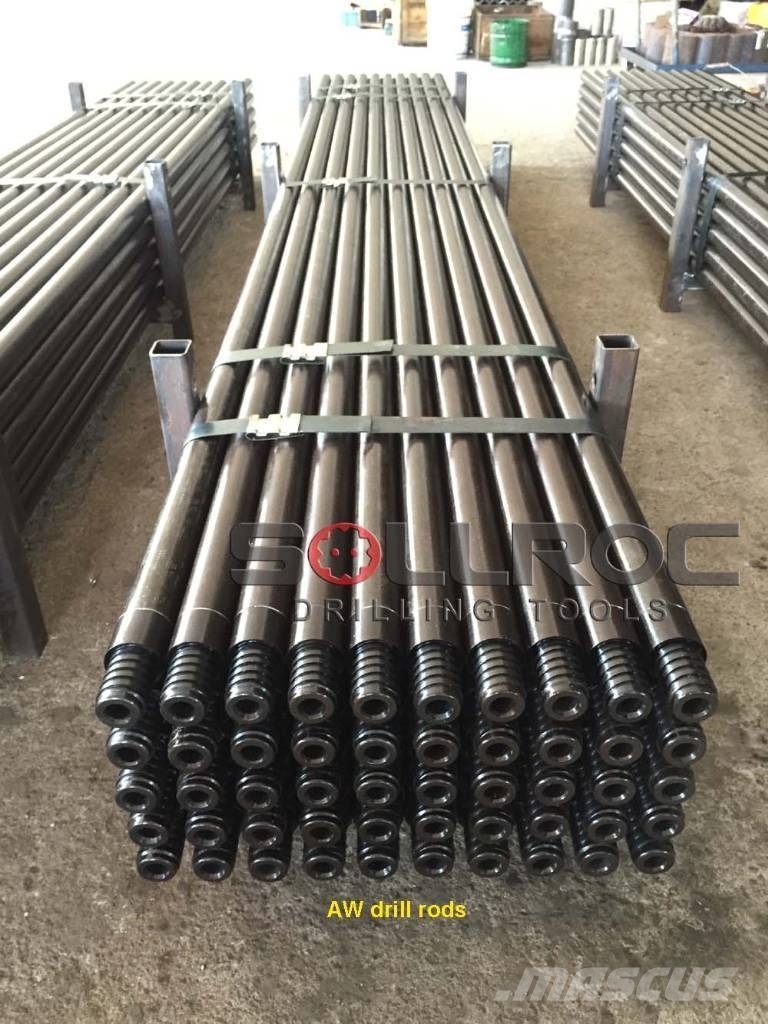 Sollroc BQ NQ HQ PQ AW BW Drill Rod, Drill Pipe Комплектуючі і запасні частини для бурових установок