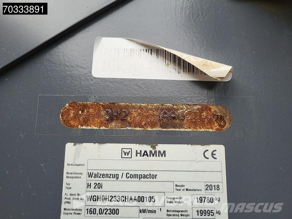 Hamm H20 i Yksivalssijyrät