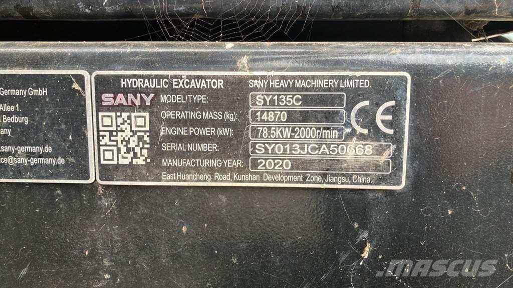 Sany SY135C Speciální bagry