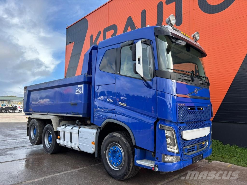 Volvo FH 16 650 6x4 RETARDER / TANDEM AXLE LIFT / BOX L= ダンプ