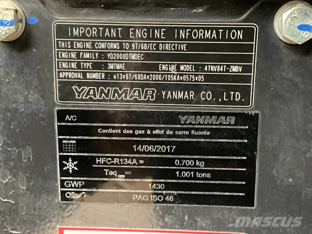 Yanmar Vio 57-6 A Minigraafmachines < 7t