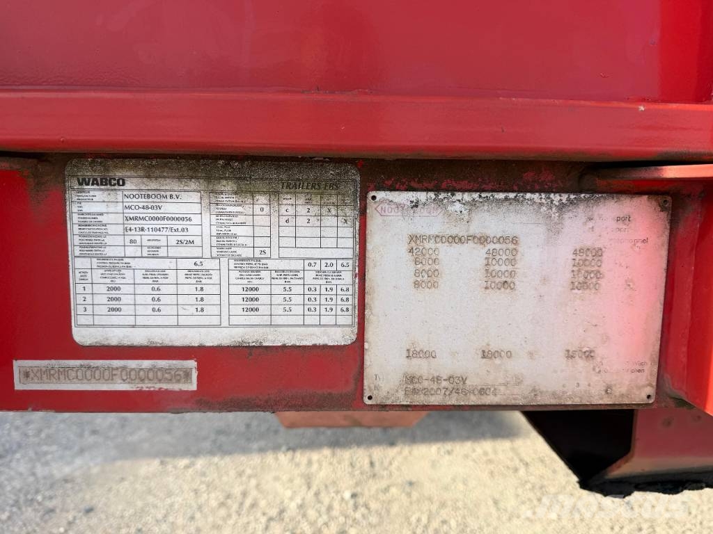 Nooteboom MCO-48-03V Poluprikolice labudice
