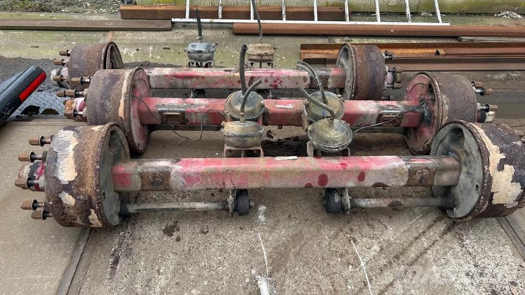 BPW 8x Bpw assen 12 ton trommel geremd Ejes